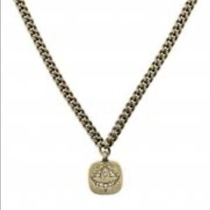 Stella & Dot Vintage Jezebel Vermeil Gold Antiqued Necklace NWOT